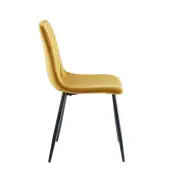 Krzesło tapicerowane curry nogi czarny K5-FX 2
